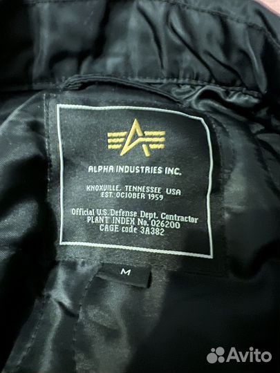 Куртка мужская alpha industries