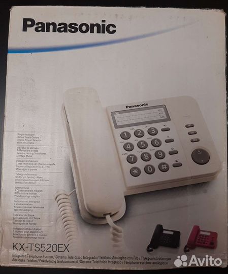 Стационарный телефон panasonic новый