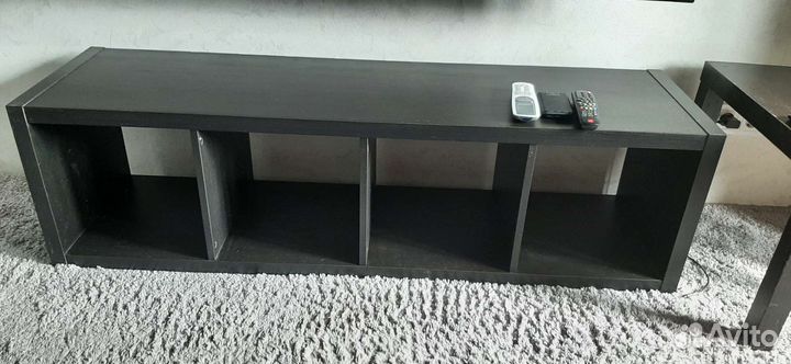 Стеллажи IKEA черные