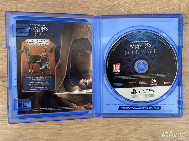 Диск Assassins Creed Mirage на PS5