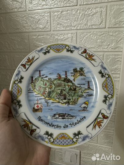 Тарелка настенная Португалия