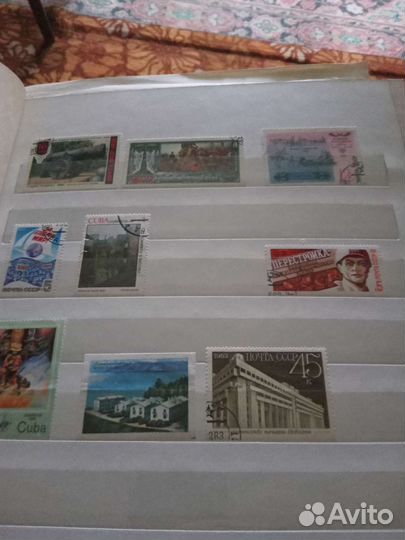 Альбом с почтовыми марками