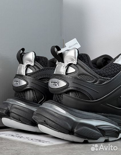 Кроссовки Balenciaga Track Sneaker Black Silver