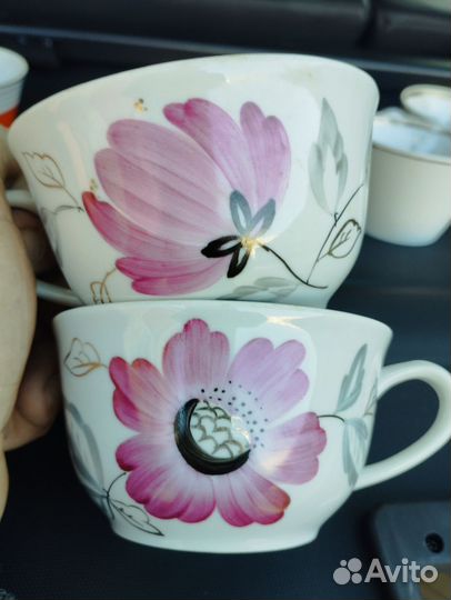 Фарфоровая чашка Песочное