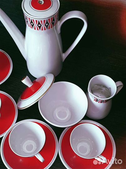 Сервиз кофейный из фарфора, ГДР