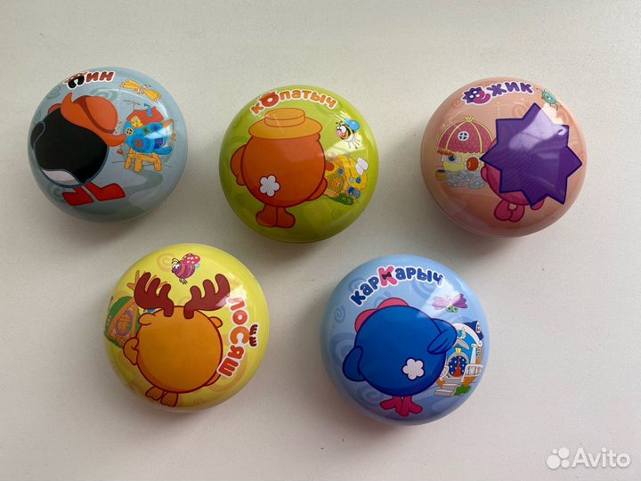 Смешарики шары коробочки баночки шкатулки