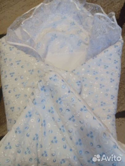 Одеяло конверт на выписку зима