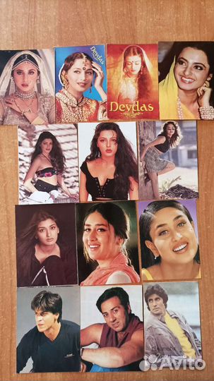 Открытки и календарики с индийскими актерами