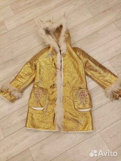 Дубленка для девочки 134
