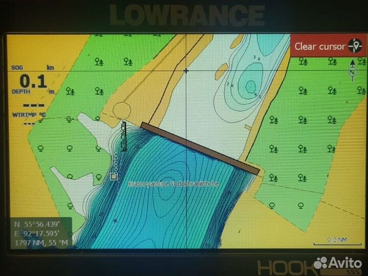 Байкал, Телецкое карта глубин Lowrance C-Map Y217