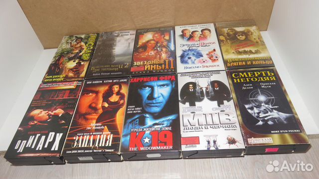 Кассеты VHS (разные жанры)