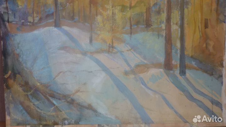 Художник Заур Ибрагимов,Осень в горах,1983 г