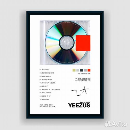 Постер Kanye West (А2)