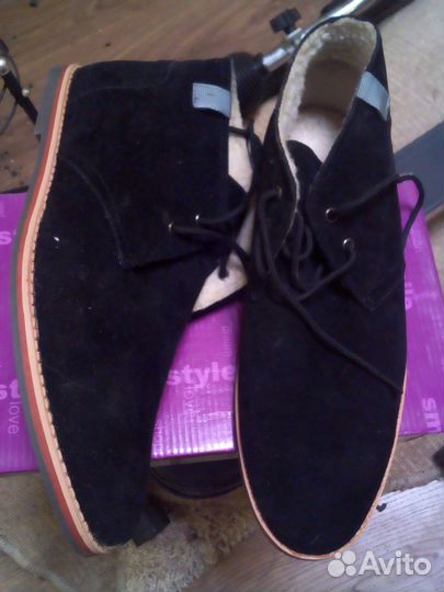Туфли, ботики (осень, зима) мужские новые