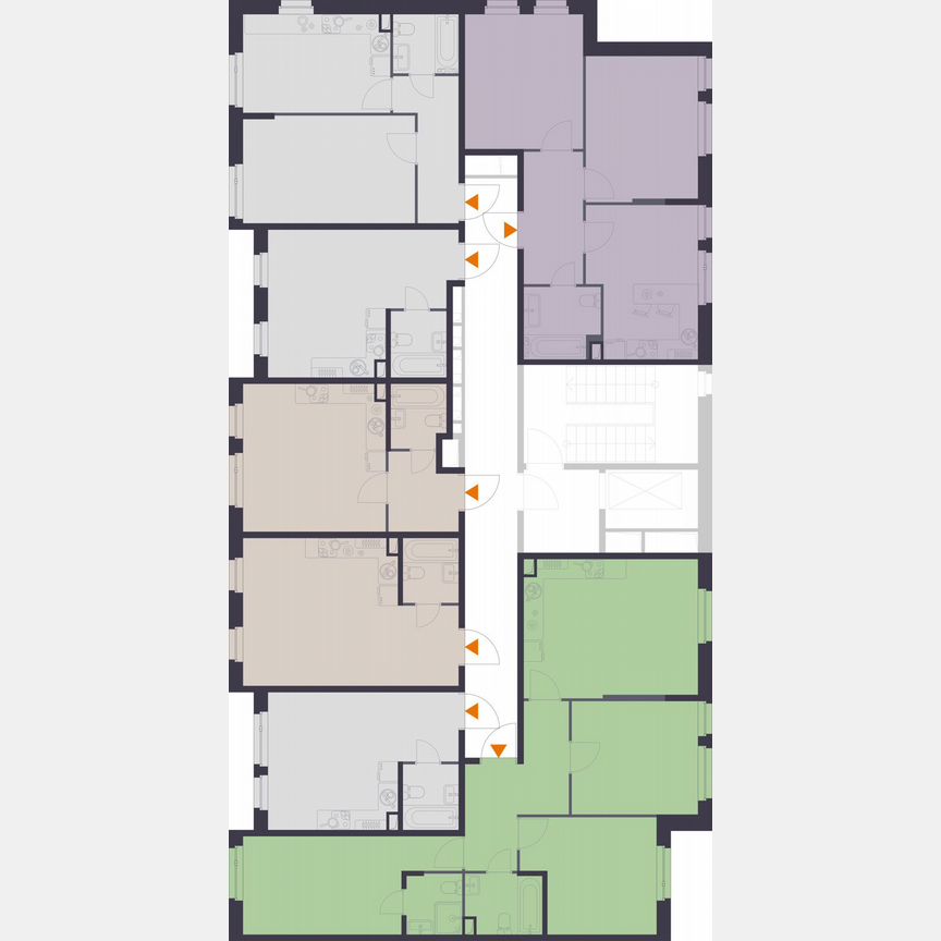 3-к. квартира, 82,8 м², 2/10 эт.