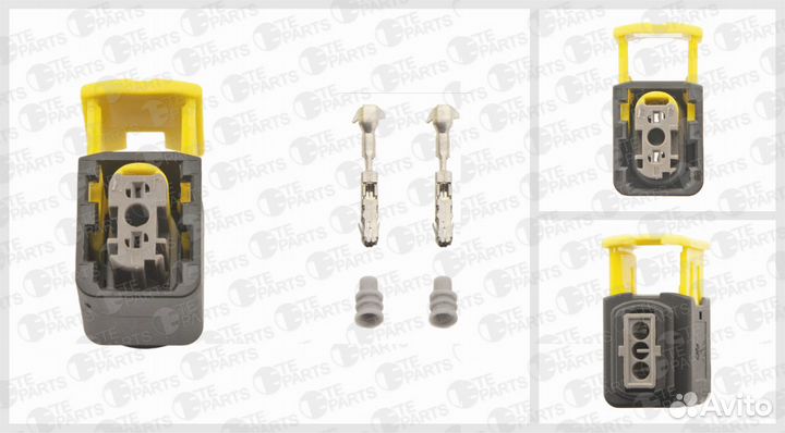 Разъём 2х контактный (комплектация: корпус, 2-pin