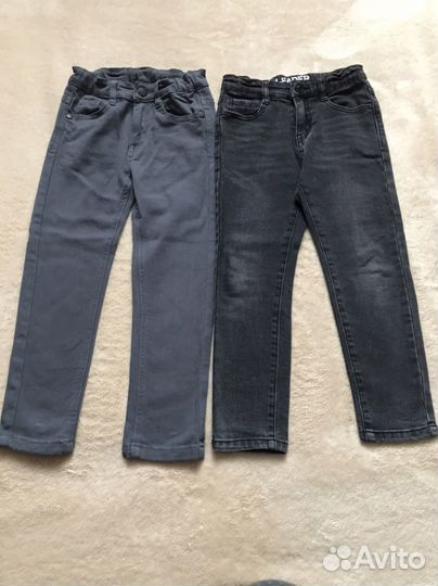 Джинсы на мальчика 110