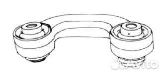 Стойка стабилизатора лев на audi