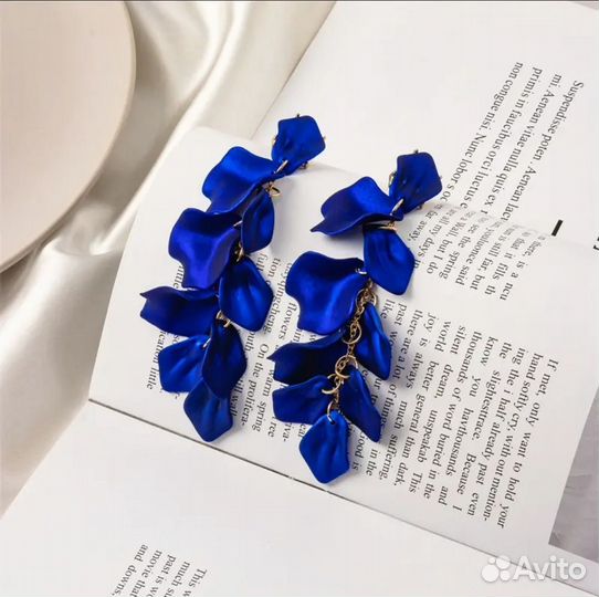 Серьги длинные