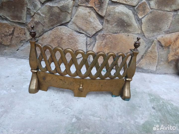Латунная решётка для камина