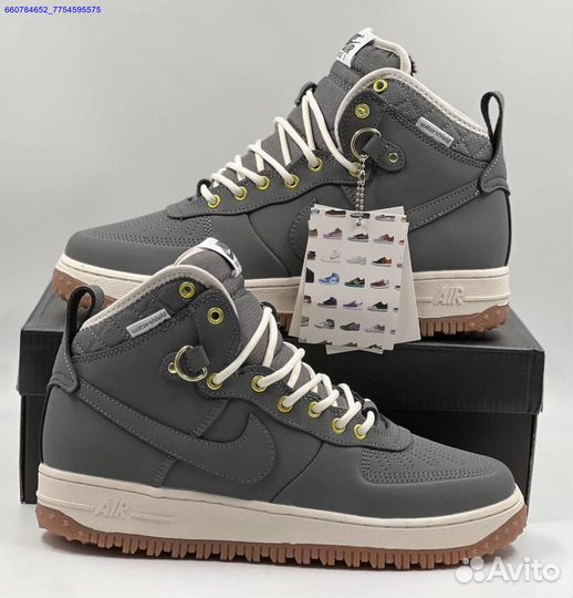 Кроссовки Nike Air Force 1 Duckboot (с мехом) (Арт.23481)