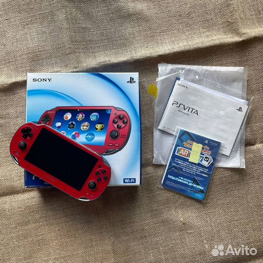 PS Vita Cosmic Red Wi-Fi Model, Japan