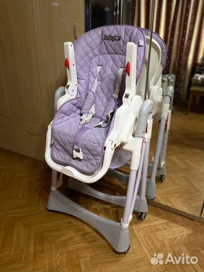 Стульчик для кормления babyton пурпурный