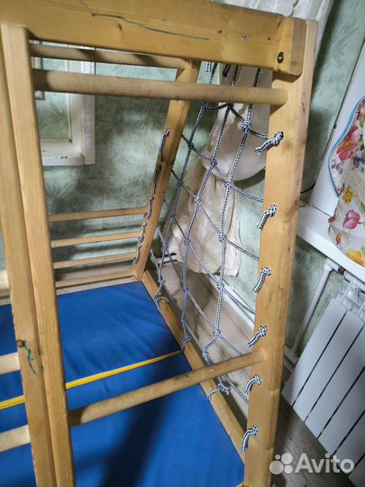 Детский спортивный комплекс деревянный для детей