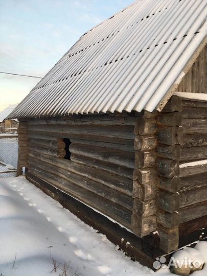 Сруб дома из бревна бу