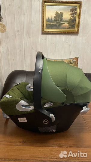 Автолюлька 0+ cybex aton q plus 0-13кг