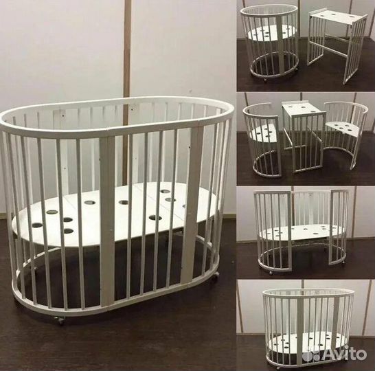 Детская кроватка круглая