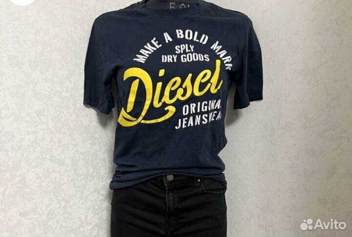 Футболка diesel мужская xs,унисекс