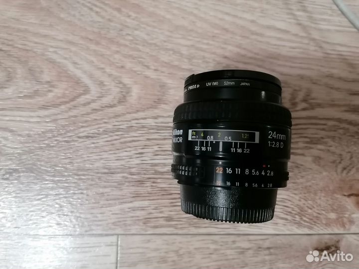 Объектив Nikon af nikkor 24 mm 2.8 d