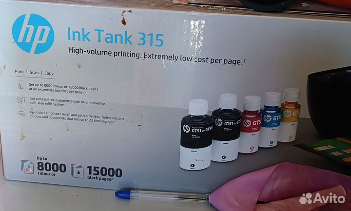 Мфу струйный hp Ink Tank 315
