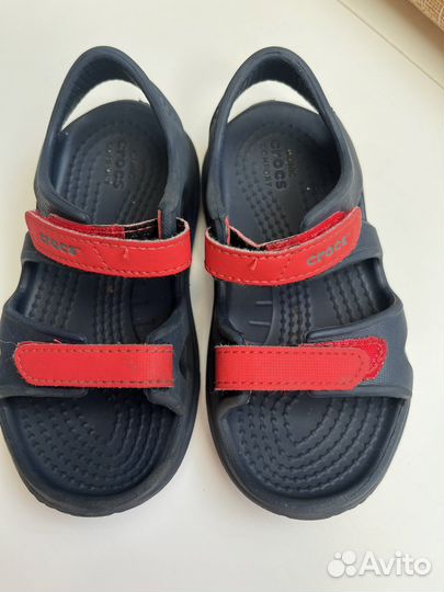 Сандалии Кроксы для мальчика 24 размер