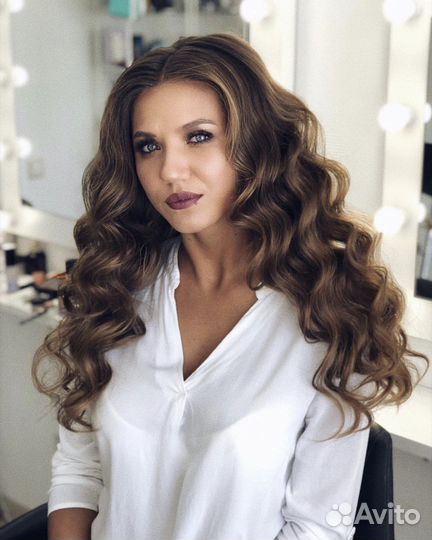 Укладка локоны