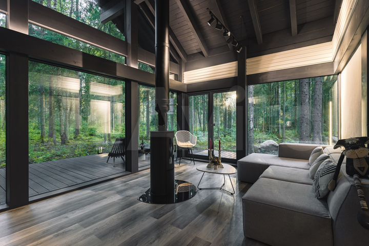 Коттедж 95 м² на участке 100 сот.