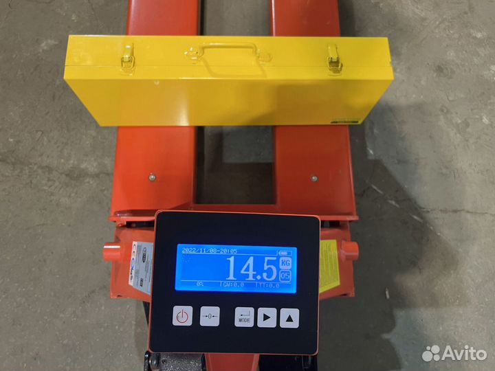 Рохля с весами 2000 кг 1150 мм TOR CBY-CW2