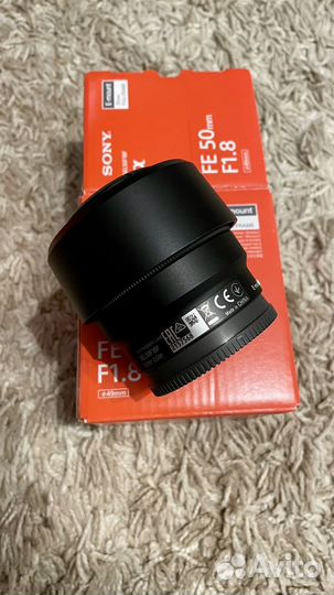 Объектив Sony FE 50mm f1.8 (SEL50F18F) для A7