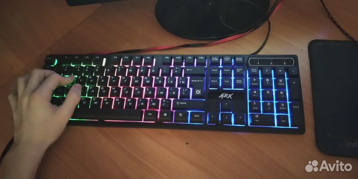 Игровая клавиатура Defender Arx GK-196L RU