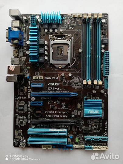 Материнская плата 1155 Asus z77-A
