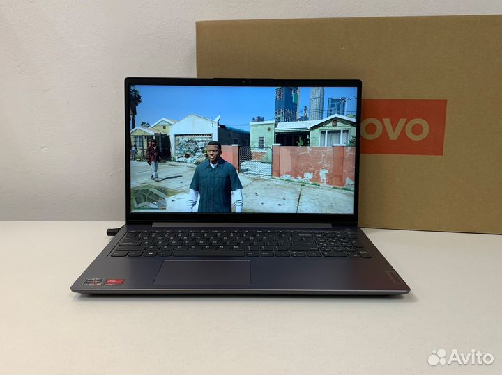 Lenovo на Ryzen 5/IPS/8gb/RX vega 7/SSD+1tb
