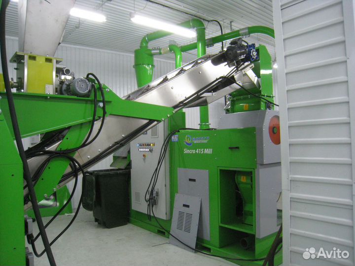 Установка для переработки кабеля