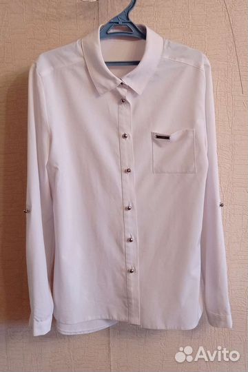 Блузки для девочки школьные