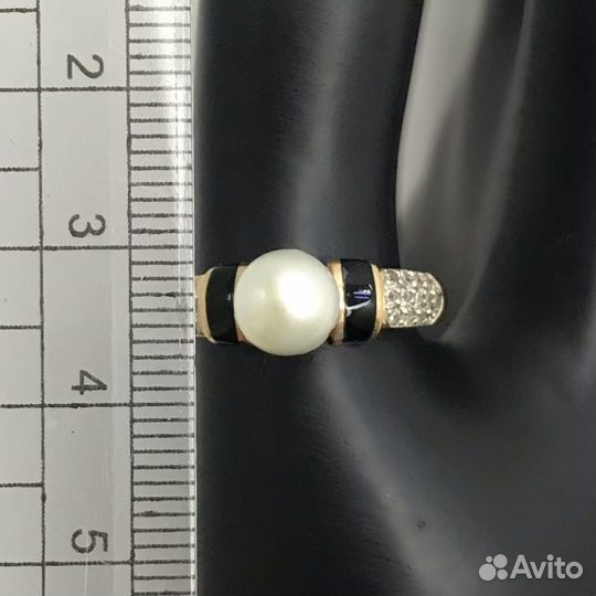 Кольцо золото 585 пробы размер 18,5 №063720