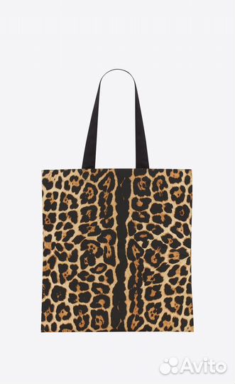 Шоппер Saint Laurent Leopard леопардовый