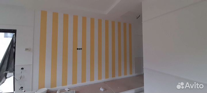 Шпаклевка, обои, покраска, багеты, любая отделка