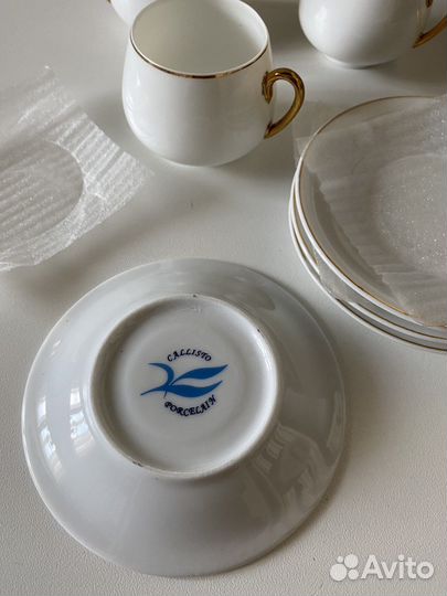 Кофейный набор 4шт. Италия фарфор Callisto