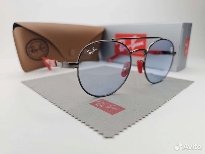 Очки Ray Ban 3696-M F001/80 Ferrari Голубое Стекло