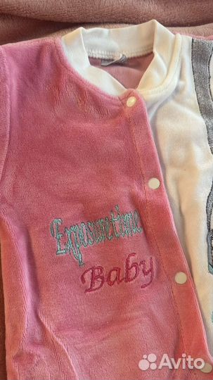 Комбинезон велюровый 62 68